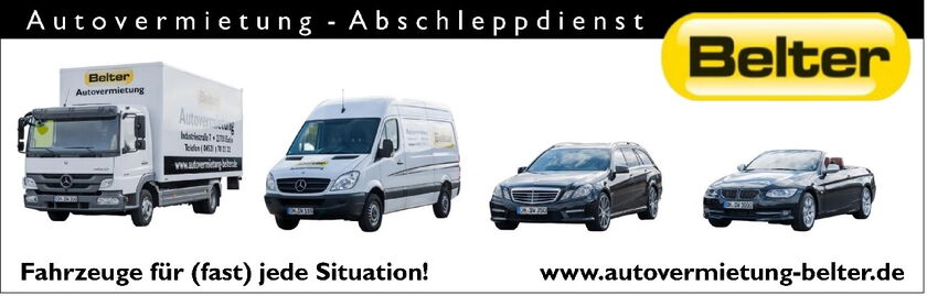 Mietwagen in Ostholstein, Autovermietung und Abschleppdienst Belter Eutin